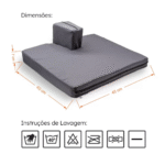 Almofada Com Abdução Para Cadeira De Rodas - Longevitech - Imagem 4