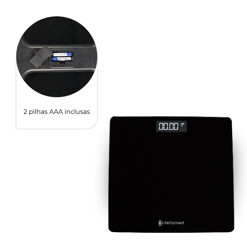Balança Digital Smart Corporal Tela em LED até 180 Kg - Dellamed - Imagem 5