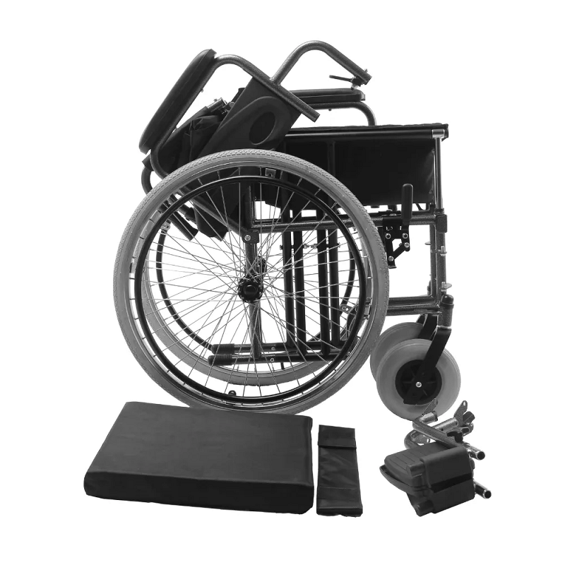Cadeira de Rodas Manual em Aço Dobrável até 120 Kg D400 - Dellamed - Imagem 6