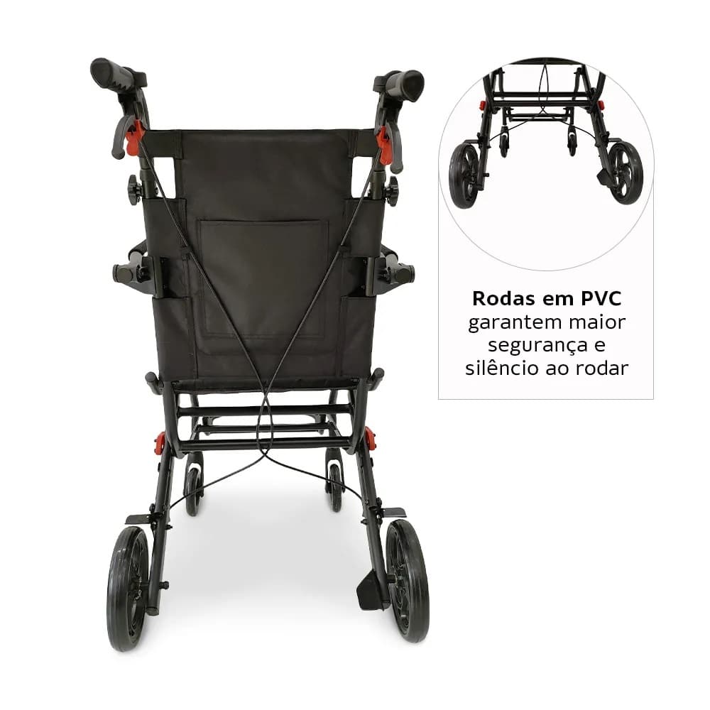 Cadeira de Transporte D90 até 100 Kg Dellamed - Imagem 4