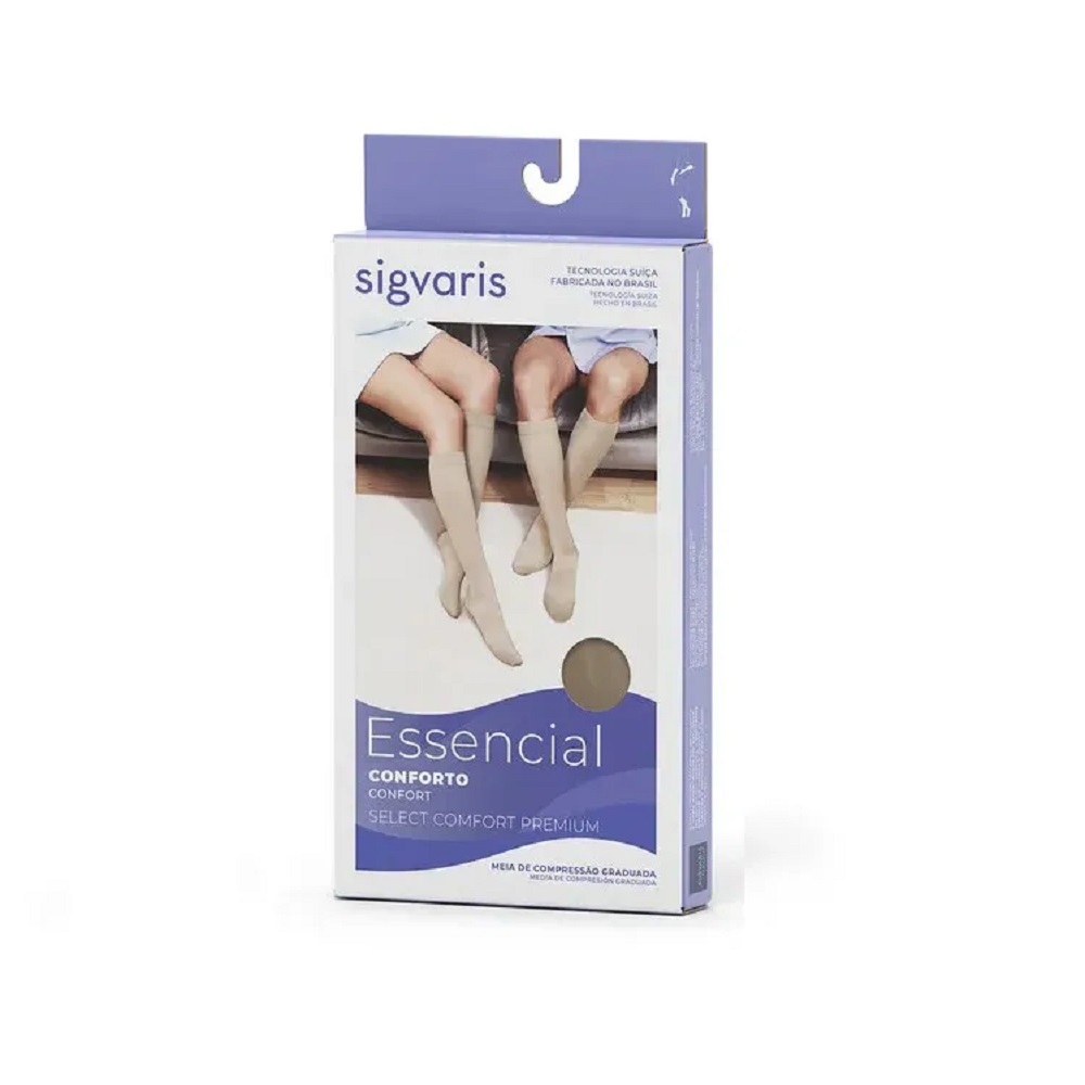 Meia de Compressão 20-30mmHg Panturrilha Select Comfort Premium - Sigvaris - Imagem 2