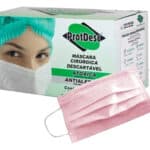 Máscaras Descartáveis com Elástico e Tripla Camada de Proteção ProtDesc - Caixa com 50 Unidades