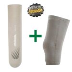 Kit Joelheira Derma ProFlex Prótese Transtibial 453A3 + Liner Transtibial Sem Conexão Caleo 6Y92 Ottobock
