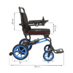 Cadeira de Rodas Motorizada Dobrável Livi Power Lite - Imagem 12