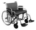 Cadeira De Rodas Dobrável Para Obeso Em Aço Plus Size Até 250kg - Hidrolight