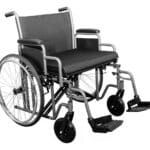 Cadeira De Rodas Dobrável Para Obeso Em Aço Plus Size Até 250kg - Hidrolight