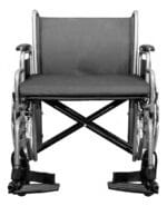 Cadeira De Rodas Dobrável Para Obeso Em Aço Plus Size Até 250kg - Hidrolight - Imagem 3