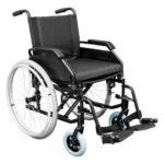Cadeira De Rodas Manual Dobrável Em Aço Standard Até 125Kg - Hidrolight