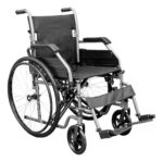 Cadeira De Rodas Manual Dobrável Em Aço Basic Até 125Kg - Hidrolight