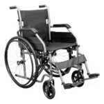 Cadeira De Rodas Manual Dobrável Em Aço Basic Até 125Kg - Hidrolight