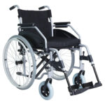 Cadeira De Rodas Manual Dobrável Em Alumínio Premium Até 150 Kg - Hidrolight